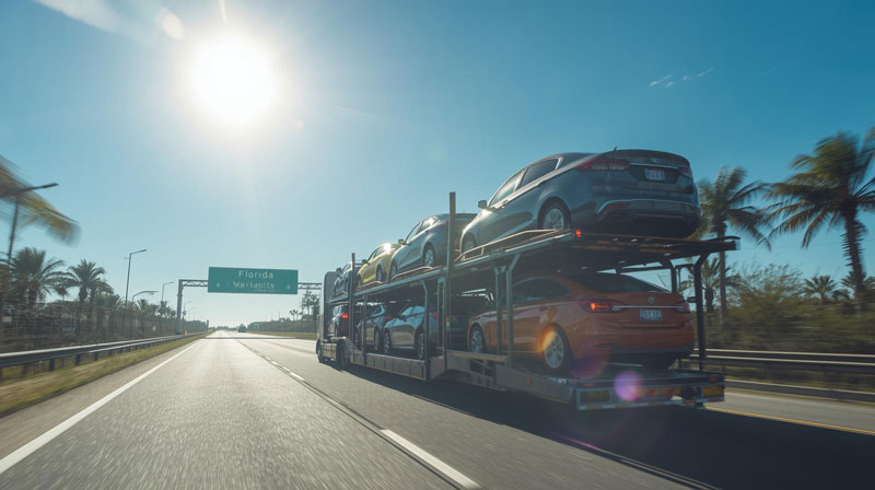 Auto Shipping to and From Florida, Florida car shipping, vehicle transport florida