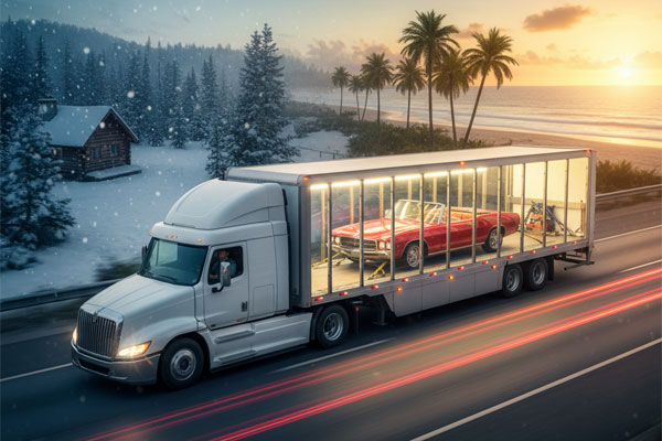 Individuals migrating car shipping
