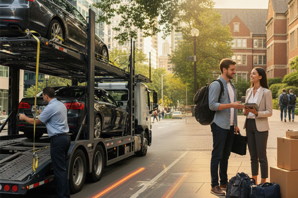 Students professionals car transport
