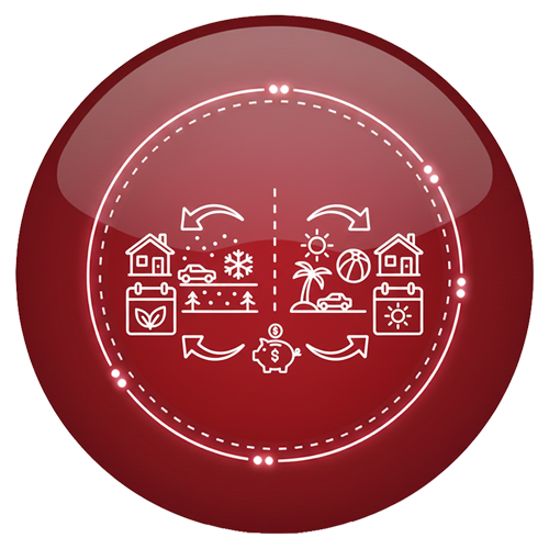 Seasonal demand: snowbird season, summer moves